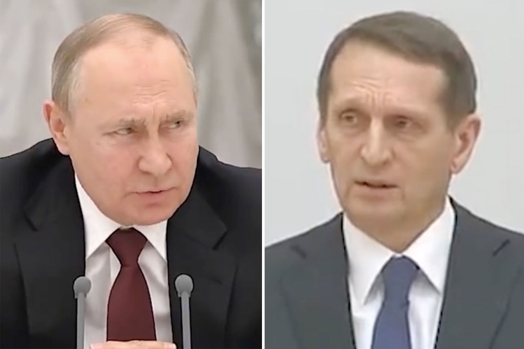 Putin ataca chefe da inteligência russa em vídeo divulgado
