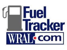 logotipo do rastreador de combustível empilhado