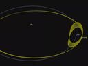 Como Kamoʻoalewa (mostrado aqui), a recém-descoberta quasi-lua tem uma órbita ao redor do sol que a mantém como uma companheira constante da Terra.