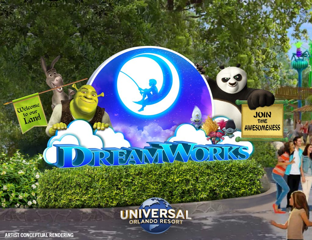 DreamWorks World no Universal Orlando