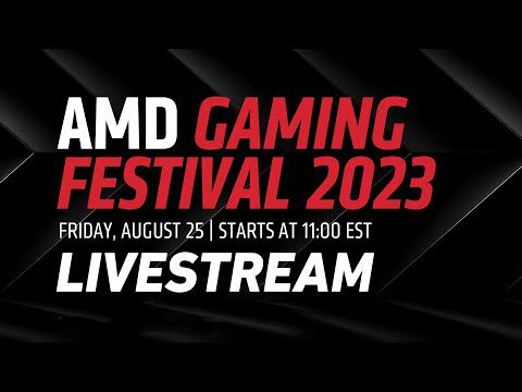 Festival de jogos da AMD na transmissão ao vivo da gamescom 2023
