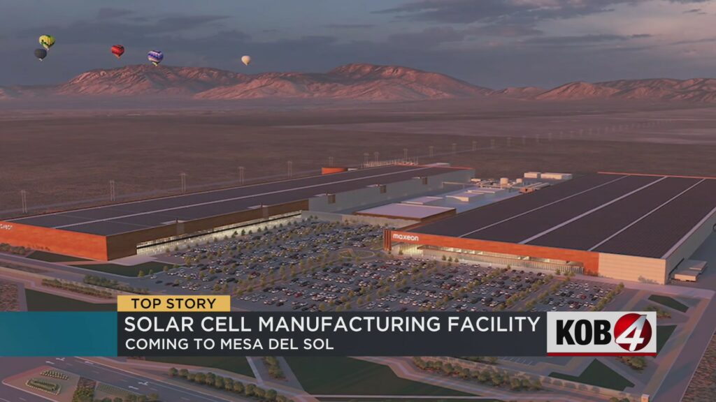 Singapore Solar abre uma fábrica de bilhões de dólares em Albuquerque