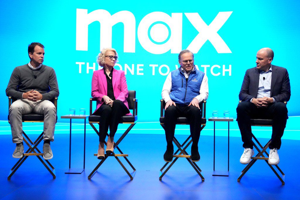CEOs da Max: Casey Bloys, Kathleen Finch, David Zaslav e JB Perrett
