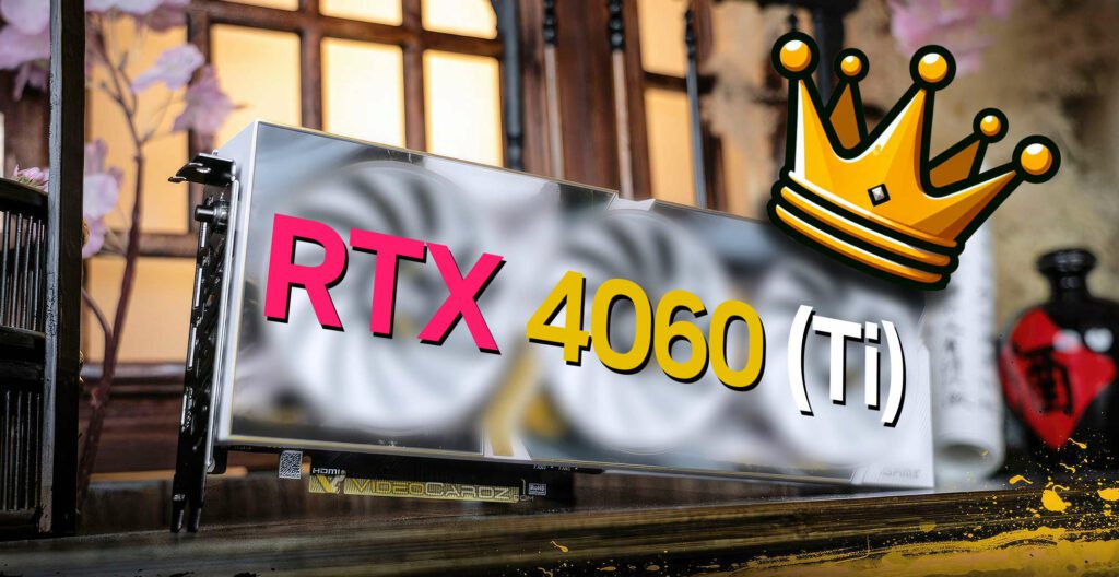A série GeForce RTX 4060 substituiu a série RTX 3060 no mercado DIY coreano