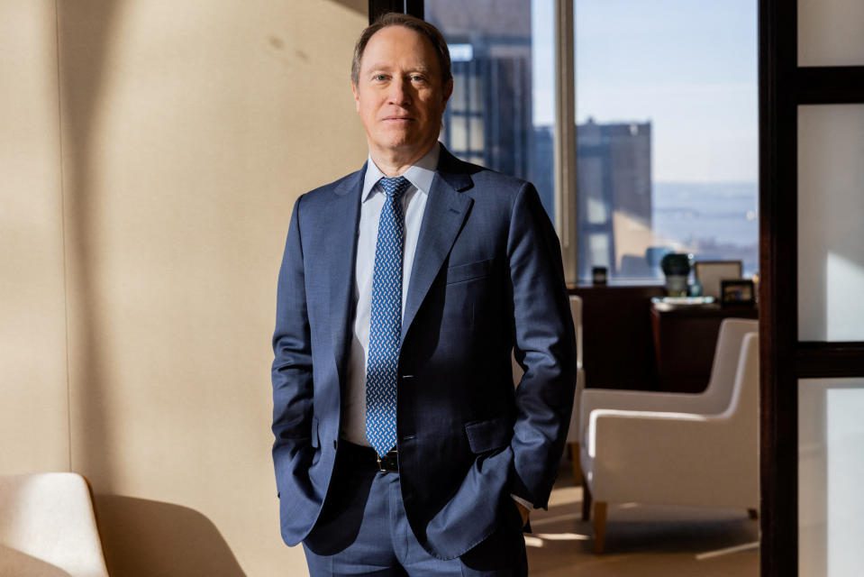 O novo CEO do Morgan Stanley, Ted Beck, posa para uma foto na cidade de Nova York, EUA, em 21 de dezembro de 2023. Fotografia: Jenna Moon/Reuters