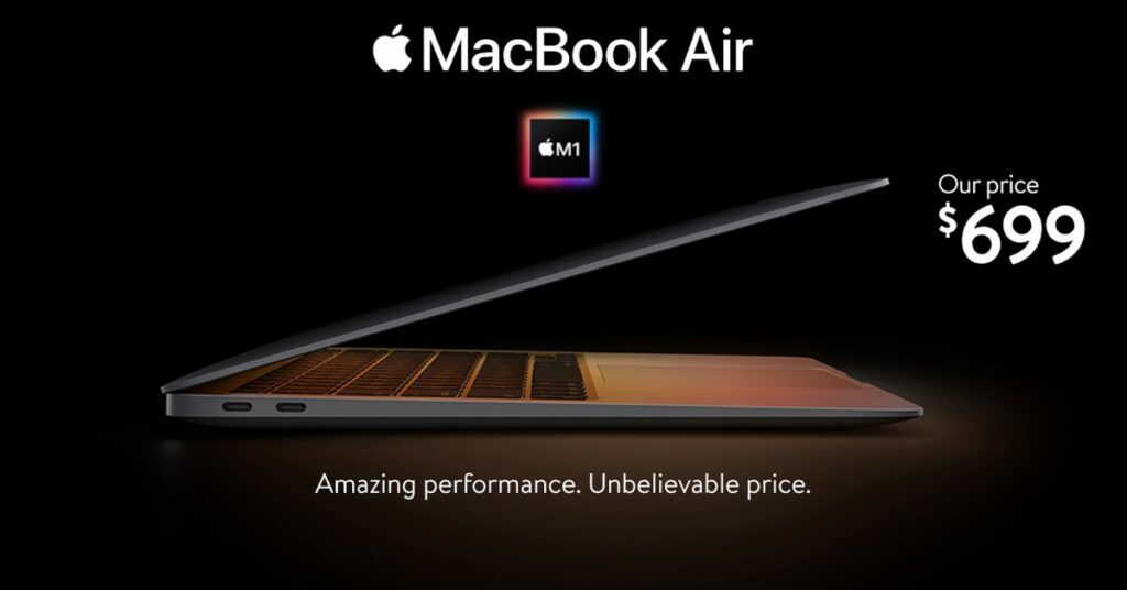 Walmart começa a vender seu primeiro Mac: o M1 MacBook Air por US$ 699 [Updated]