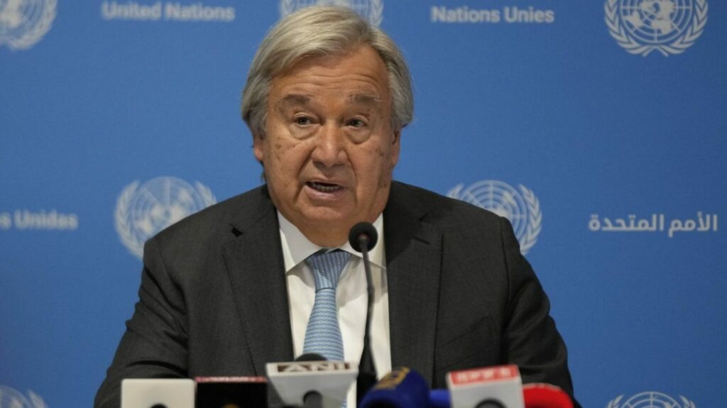 O Secretário-Geral das Nações Unidas pede reparações pela escravatura