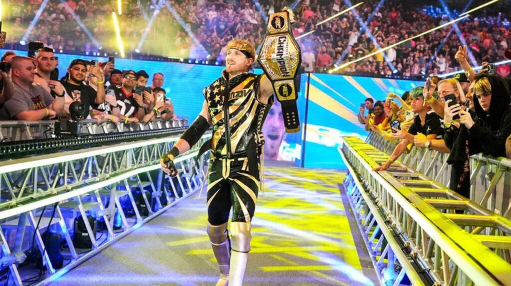 Logan Paul mantém o título dos EUA, YouTuber IShowSpeed ​​​​come um RKO na WWE WrestleMania 40